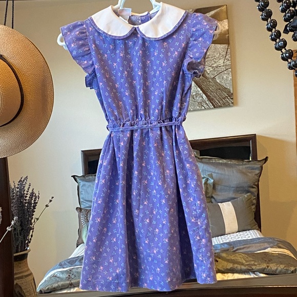 Vintage 60s prairie dress - Picture 1 of 9